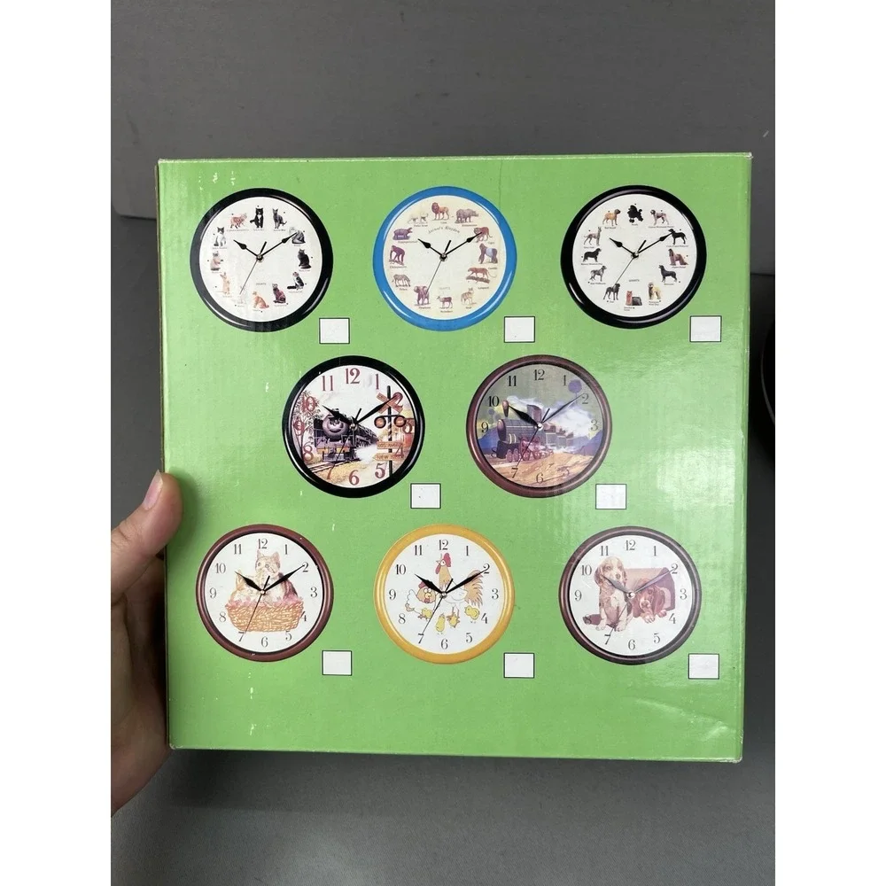 Vintage Bird Clock 9.5